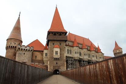 El castillo de Hunyad, en Transilvania (Rumania).