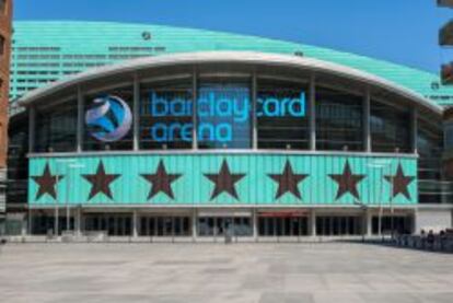 Fachada del futuro Barclaycard Arena.