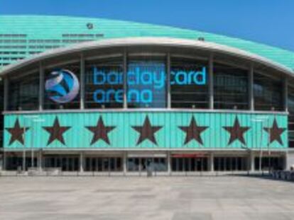 Fachada del futuro Barclaycard Arena.