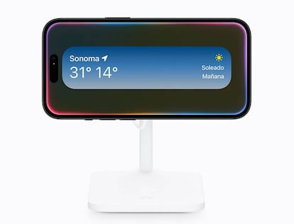 Siri AI en un iPhone