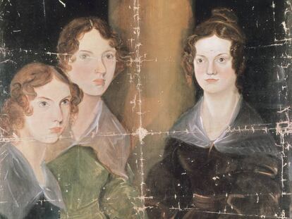 Retrato de las hermanas Brontë, de Patrick Branwell Brontë.