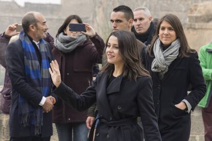 In&eacute;s Arrimadas, en campa&ntilde;a en Lleida.