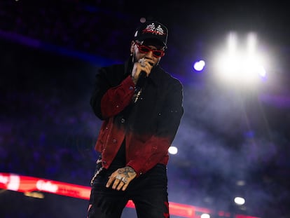 Anuel en La Velada del Año 4 de Ibai Llanos