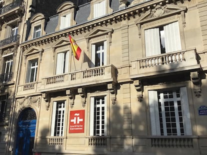 Sede del Instituto Cervantes en París, en una imagen de la institución cultural.