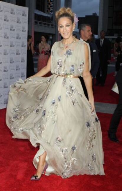 Sarah Jessica Parker, en Nueva York, en la gala en honor a Valentino.