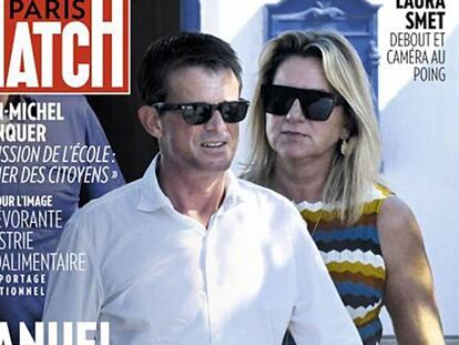 Manuel Valls, con Susana Gallardo.