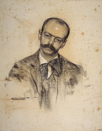 Gabriel Alomar, vist per Ramon Casas (MNAC).