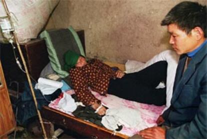 Una mujer infectada en la provincia de Henan (China), el pasado mes de noviembre