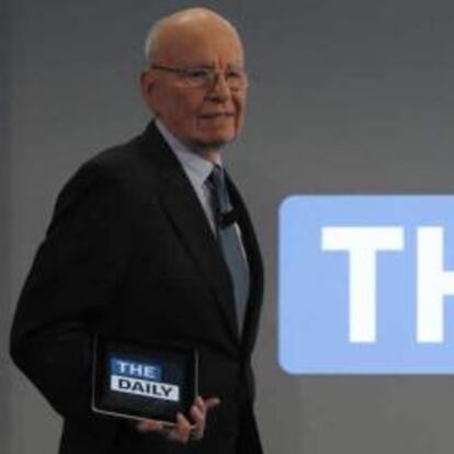 Rupert Murdoch, en la presentación de 'The Daily' en Nueva York