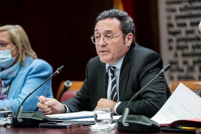 El fiscal general del Estado, Álvaro García Ortiz, comparecía este jueves ante la Comisión de Justicia del Senado para dar cuenta de la memoria anual del Ministerio Público.