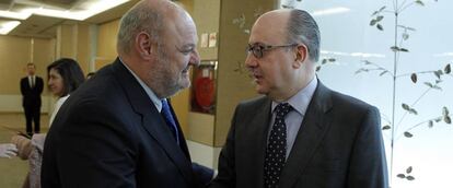 José María Méndez, director general de CECA, y José María Roldán, presidente de la AEB