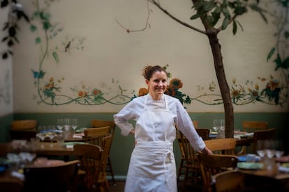 Elena Reygadas en el restaurante Rosetta