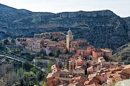 El pueblo de Albarracín, en la provincia de Teruel (Aragón).