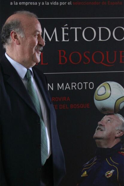 Vicente del Bosque, en la presentación del libro de Joaquín Maroto.