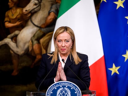 La primera ministra italiana, Giorgia Meloni, en una imagen de archivo.