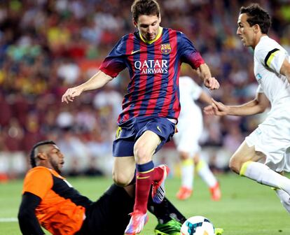 Messi marca el primero de su equipo 