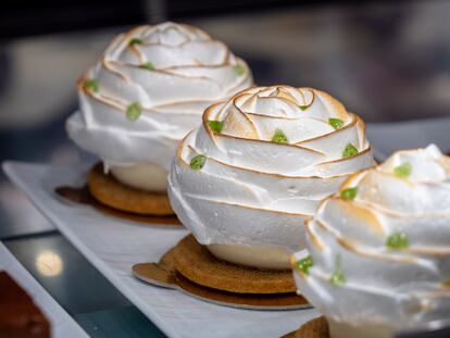 Tarta de limón y merengue.