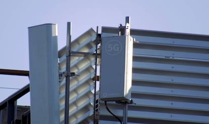 Nuevas antenas de 5G de Vodafone.