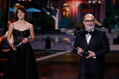 Los actores Javier Cámara y Daniel Ramírez, mejores intérpretes de televisión en los Platino.
