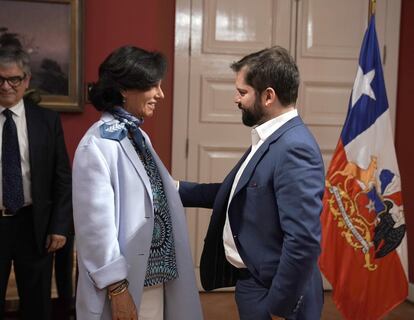 presidenta del Banco Santander, Ana Botín, se reunió en el Palacio de La Moneda con Gabriel Boric.