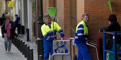 Trabajadores de Limasa.