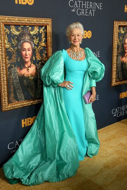 Helen Mirren en el museo Hammer de Los Angeles.