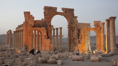 La antigua ciudad de Palmira, en Siria.