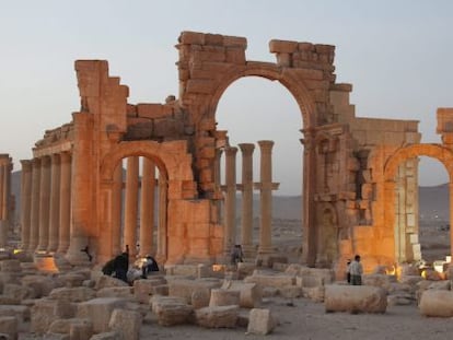 La antigua ciudad de Palmira, en Siria.