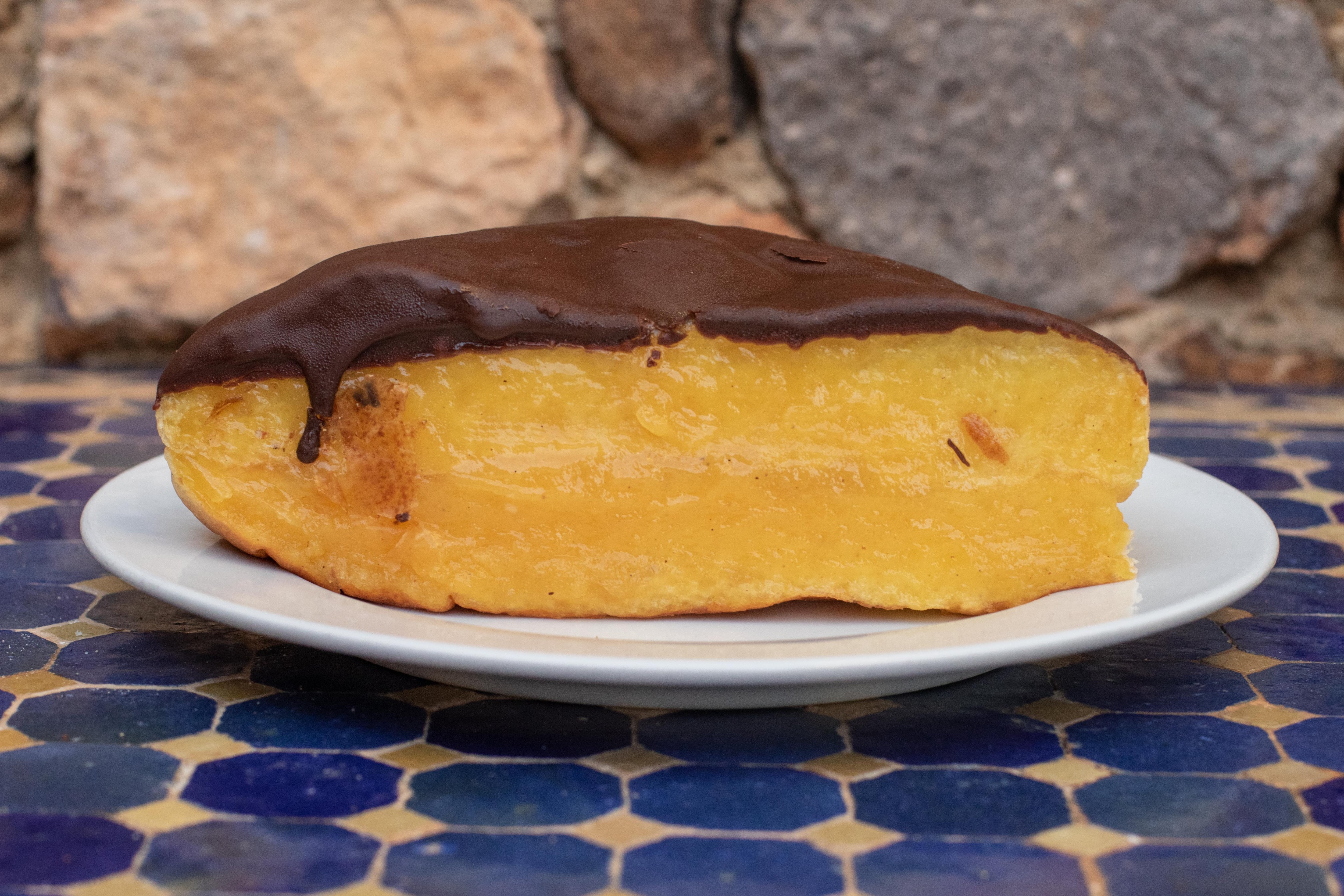 Chinitos de Almería, una merienda de brioche, chocolate y falsa crema pastelera
