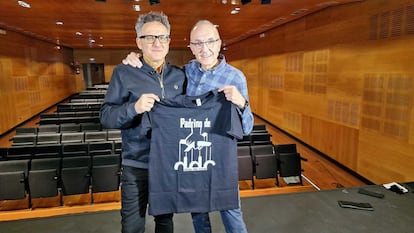 José Luis Cienfuegos, director de la Seminci, y y Gerardo Sánchez, director de Días de Cine