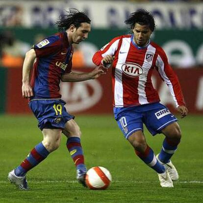 Messi y Agüero, en la pasada Liga.