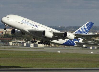 Uno de los aviones de Airbus