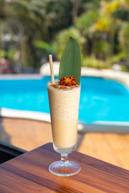 Veneguera Colada, la versión de la popular Piña Colada del grupo hotelero Lopesan.
Fotografía proporcionada por el establecimiento