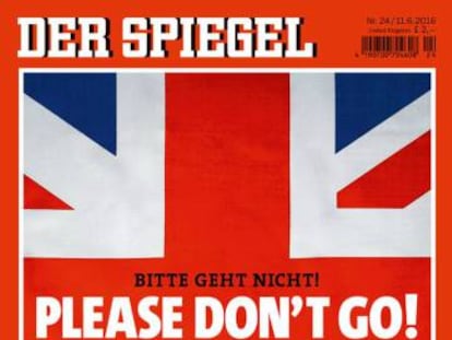 Portada del próximo sábado del semanario alemán ‘Der Spiegel’.