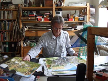 Sven Nordqvist, en su estudio en Estocolmo.
