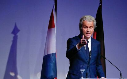 Geert Wilders líder del Partido por la Libertad (PVV)