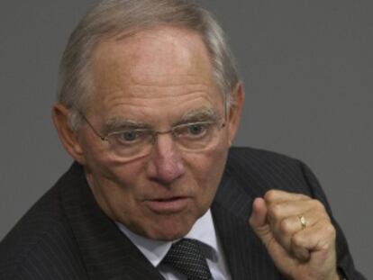 El ministro de Hacienda alemán, Wolfgang Schäuble