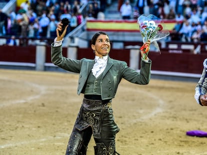 Lea Vicens, el pasado día 17 en la plaza de Las Ventas.