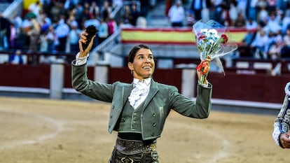 Lea Vicens, el pasado día 17 en la plaza de Las Ventas.