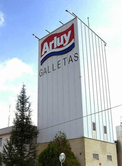 Fábrica de la empresa galletera riojana Arluy.