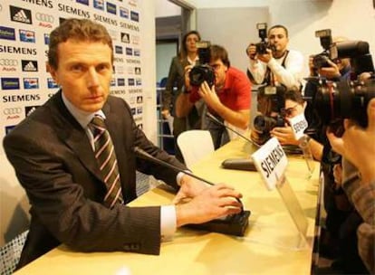 Emilio Butragueño durante una rueda de prensa