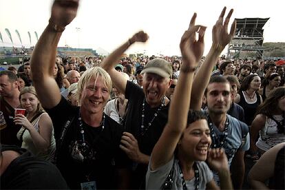 Un aspecto del Festival de Benicàssim, en agosto de 2005.