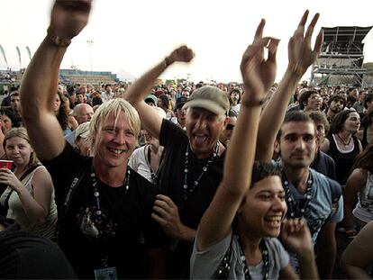Un aspecto del Festival de Benicàssim, en agosto de 2005.