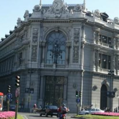 Imagen del edifico del Banco de España