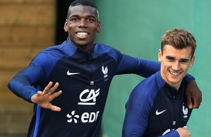 Paul Pogba y Antoine Griezman