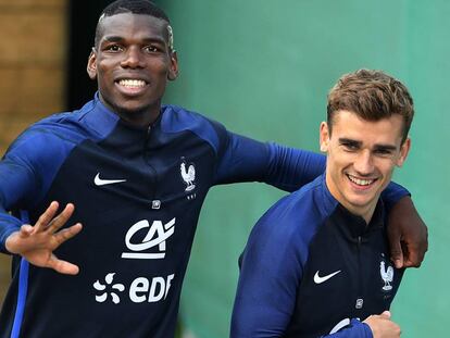 Paul Pogba y Antoine Griezman