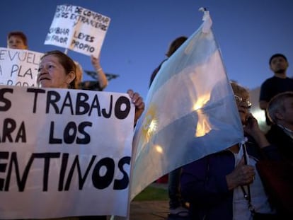 Imagen de la manifestación del jueves.