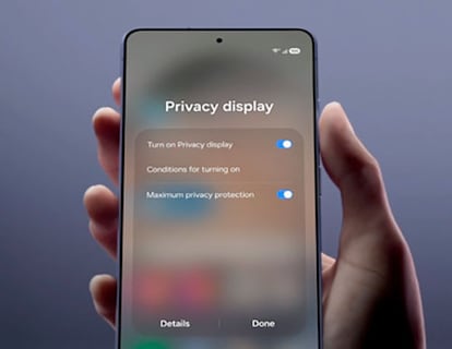 Uso de la Pantalla de privacidad de Samsung