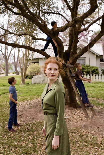 La actriz Jessica Chastain, en un fotograma de &#39;El rbol de la vida&#39;.