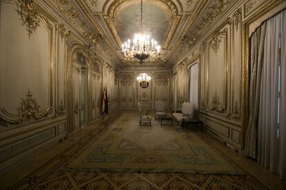 Interior del Palacio de Parcent, actual sede del Ministerio de Justicia.